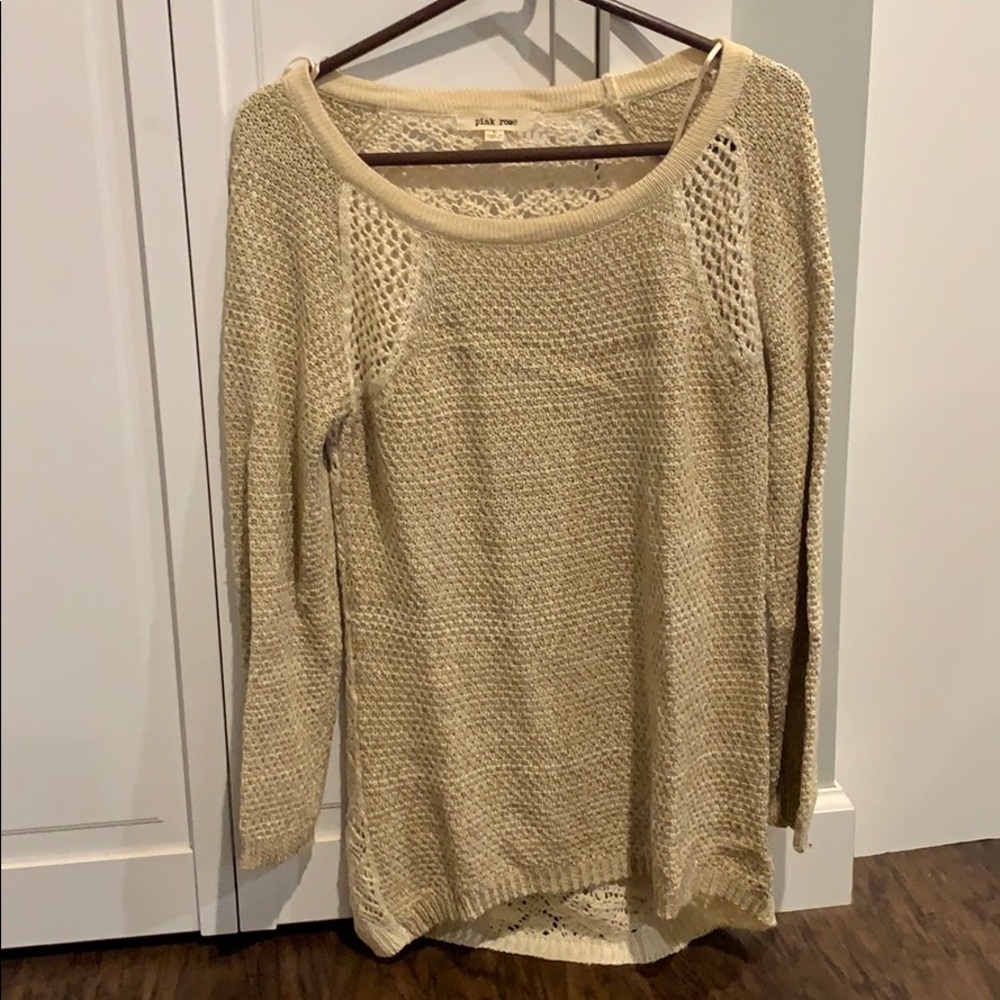Cream sweater